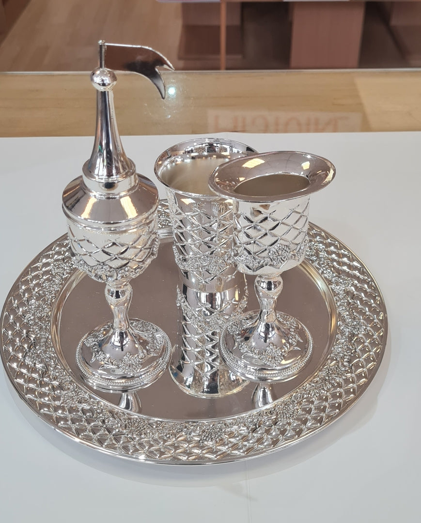 Superbe set havdala en aluminium- Qualité supérieure