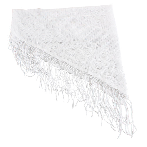 Foulard blanc pour dame
