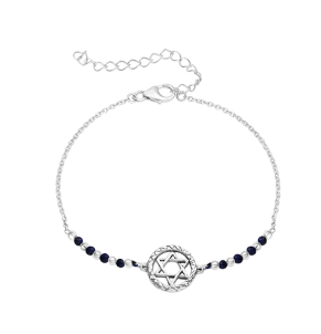 Bracelet en argent 925 avec maguen