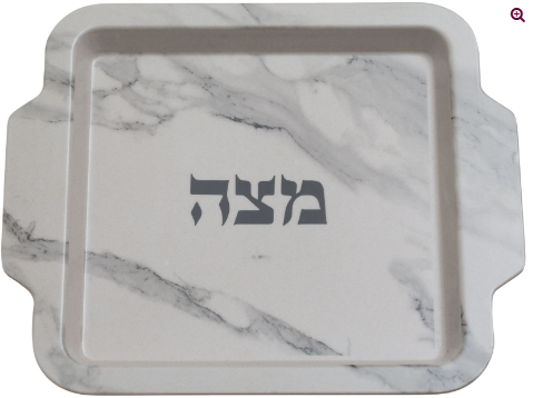 PLAT A MATSA en Bambou, imitation marbre