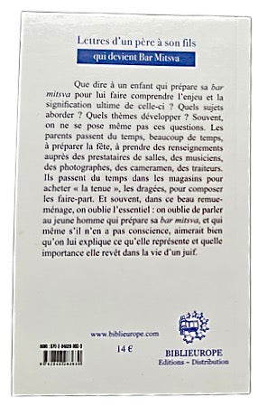 Lettres d'un père à son fils qui devient Bar-mitsva