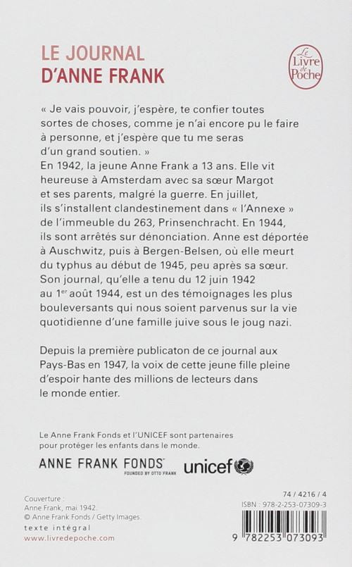 Le journal d'Anne Franck