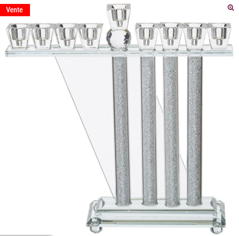 Hanoukia crystal en forme de harpe.