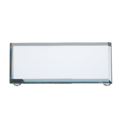 Plateau en verre 23X13 cm pour bougeoirs