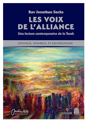 La voix de l'alliance Lévitique- Nombres- Deutéronome de J. Sacks