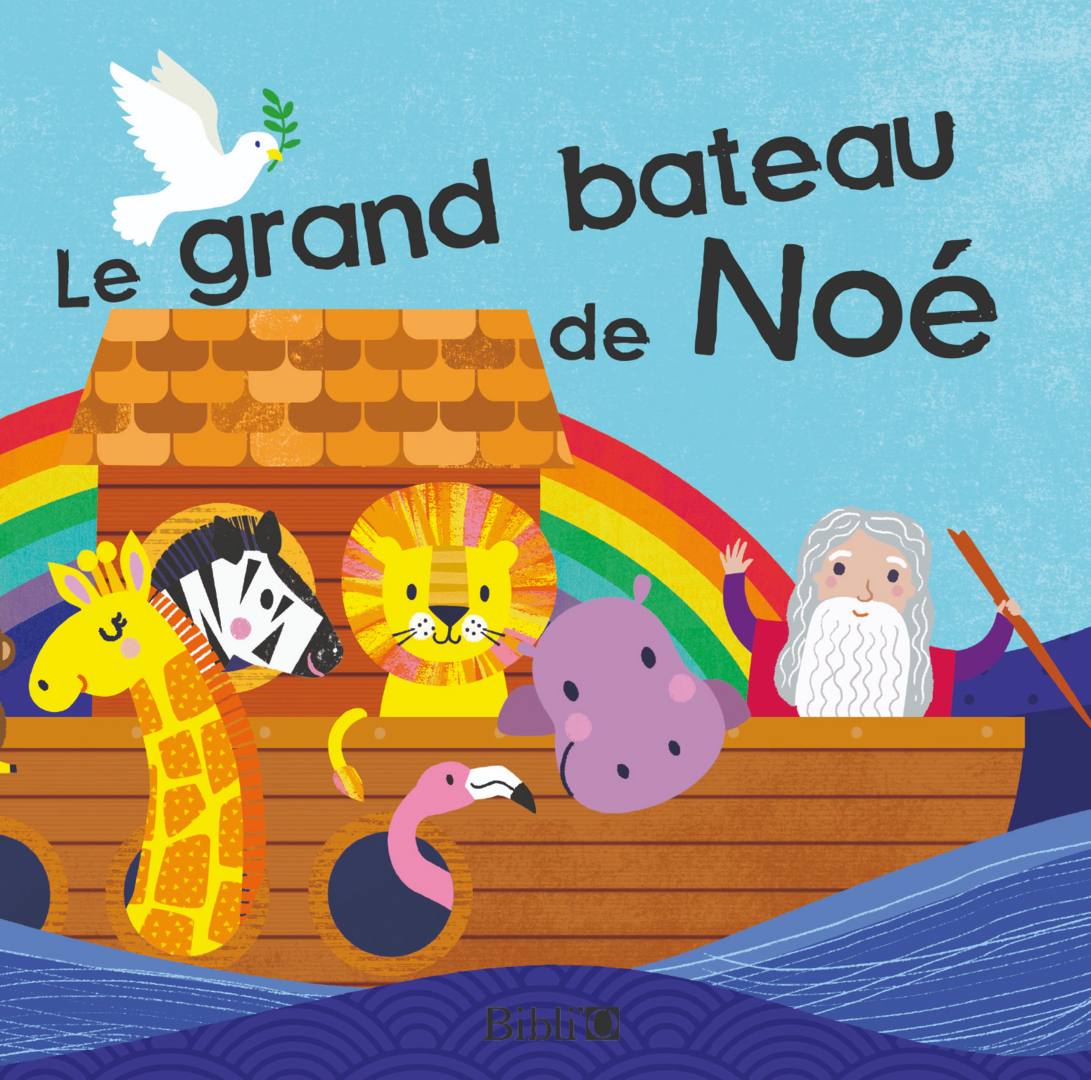 Pour enfant - Livre Le grand bateau de Noé et tout les animaux (peut aussi aller dans le bain)