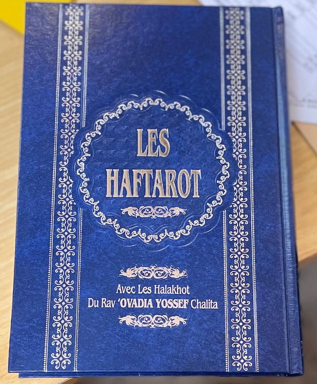 Les HAFTAROTH Bilingues, grosses lettres et Halakhot de Rav Ovadya Yossef zatsal