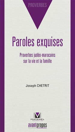 Paroles exquises proverbes judéo Marocains