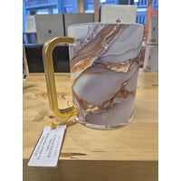 Kéli en PVC décor marbré 13 cm